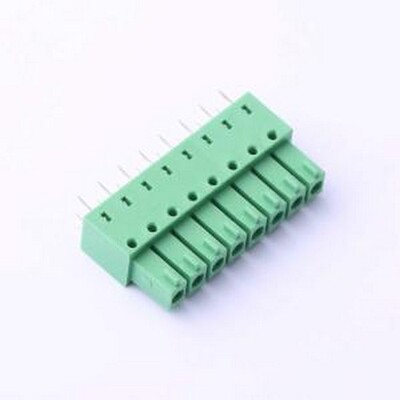 JL15EDGB-35008G01 插拔式接线端子 1x8P 3.5mm 排数:1 每排P数:8