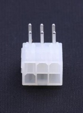 39301060 线对板针座 2x3P 间距:4.2mm 弯插 弯插,P=4.2mm