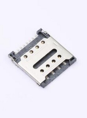 KH-SIM1616-8PIN SIM卡连接器 翻盖式 MicroSIM卡 卡座 SMD