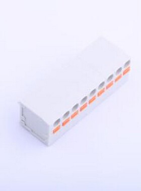 KF239-5.0-9P 弹簧式接线端子 1x9P 5mm 每排P数:9 排数:1 插件,P