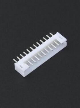 XD-PH-12A-G 线对板针座 1x12P 间距:2mm 直插 系列:PH 白色 插件