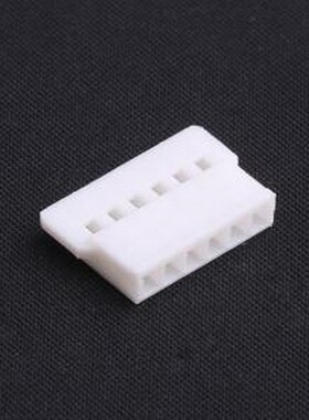 HX20032-6P 胶壳(线对板/线对线) 1x6P 2mm 白色 P=2mm