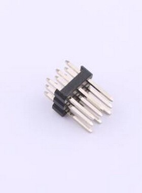 PZ254-3-03-Z-2.5-G0 排针 3x3P 间距:2.54mm 方针 直插 黑色 插