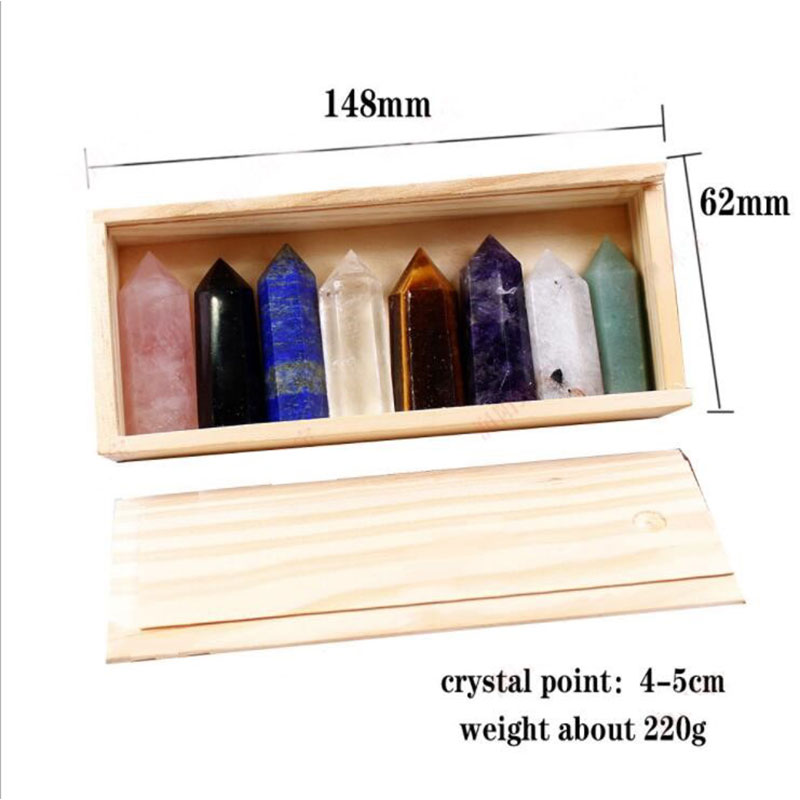 1set wooden box gift box high quality decorative natural han