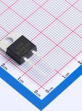 MUR8100 快恢复/高效率二极管 电压:1kV 电流:8A TO-220AC