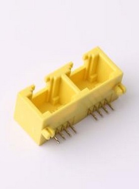 HC-WK88-MIH12-1X2-Y2 以太网连接器(RJ45 RJ11) 弯插 不带LED 插