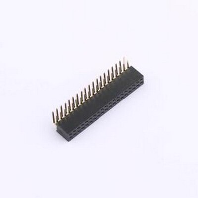 X1321FR-2x19-C43D24 排母 间距:1.27mm 2x19P 弯插 弯插,P=1.27m