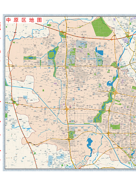 打印大幅防水高德清可擦写中原二七管城回族金水上街惠济区地图画
