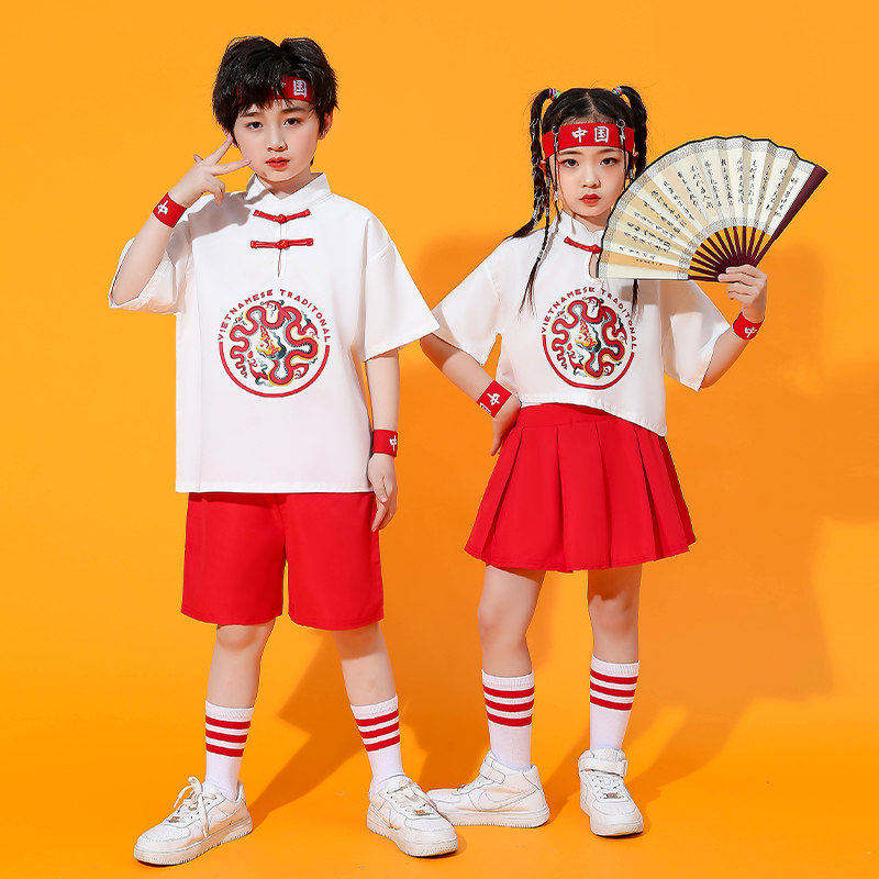 六一儿童节表演服幼儿园宝宝唐服唐装中国风舞蹈节目跳舞活动演出