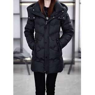 今年流行修身羽绒服女秋冬季新款时尚洋气小个子显瘦鸭绒保暖外套