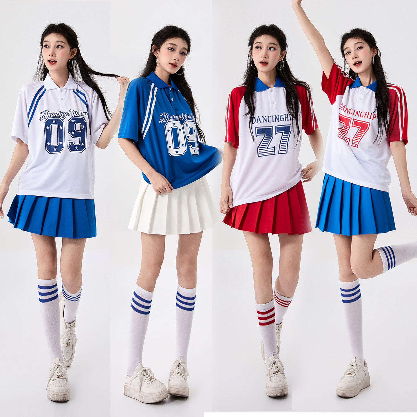世界杯啦啦操健美操女团演出服