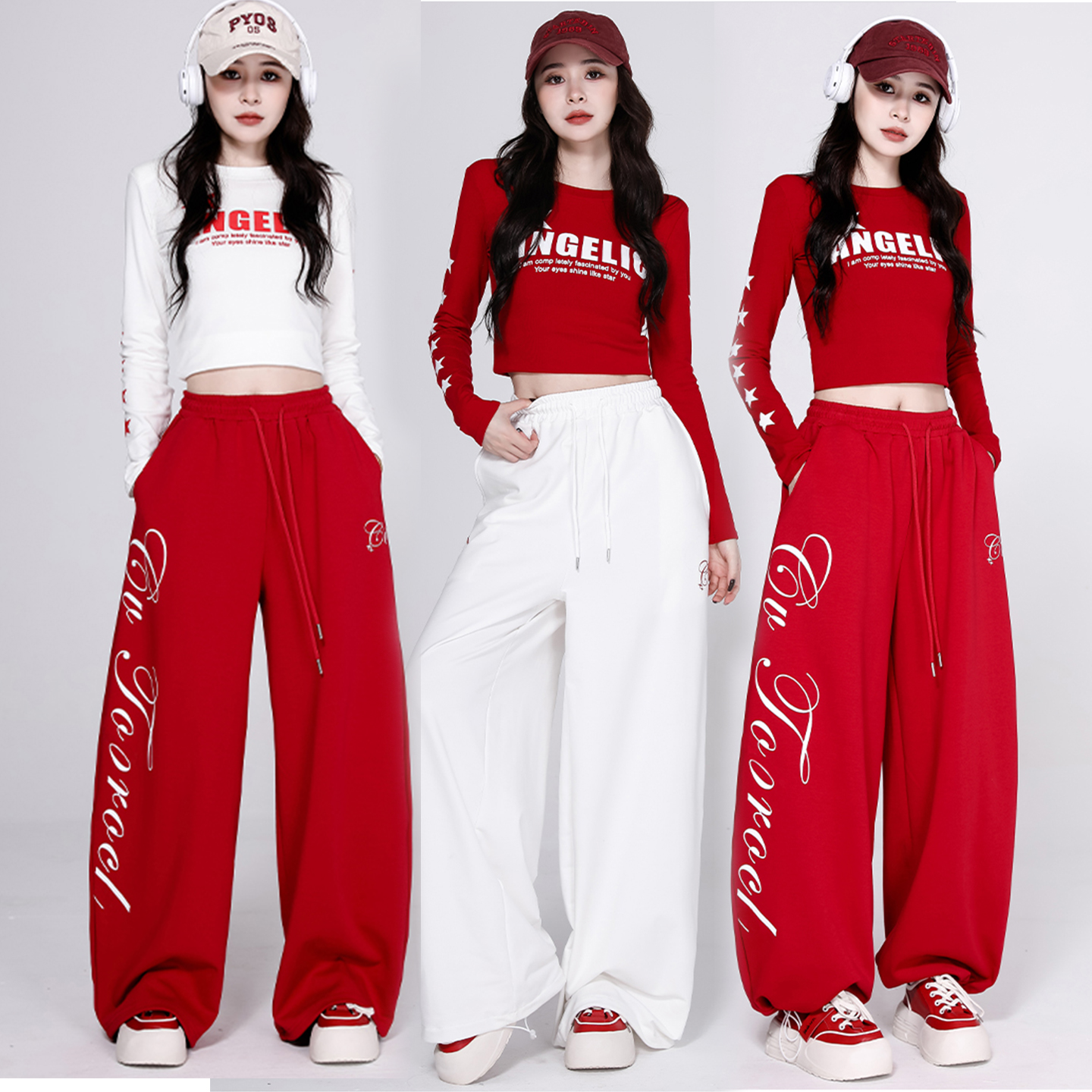 爵士舞服装女套装jazz跳舞运动服