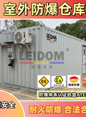 雷盾化学品储存安全认证化学品集装箱化工设备集装箱房化学药品