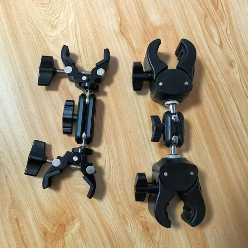 双头万向大力夹豌豆荚手机支架