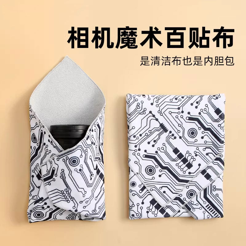 百贴布相机内胆包自粘镜头保护图片