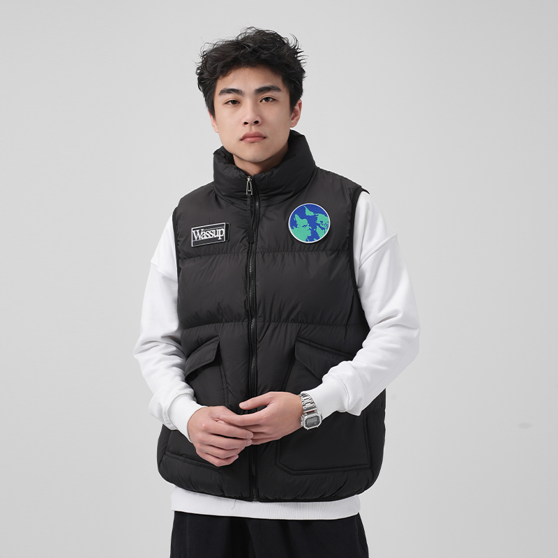 潮牌马甲男WASSUPHEODS