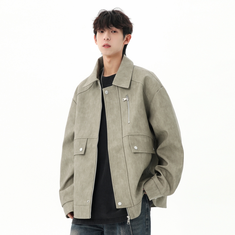 WASSUP美式复古工装夹克外挑男秋