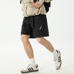 WASSUP运动短裤男跑步速干休闲五分裤夏季薄款宽松健身篮球中裤子