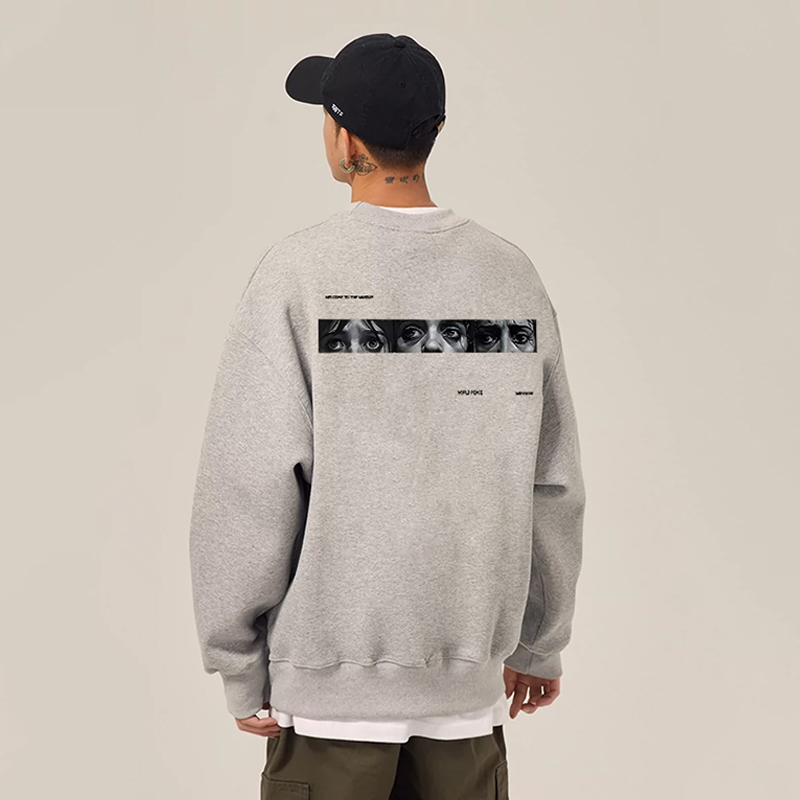 WASSUP和平主义重磅加绒卫衣男女