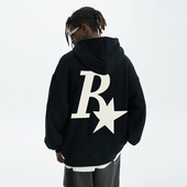 潮牌联名卫衣男连帽秋冬加绒清仓上衣外套帽衫