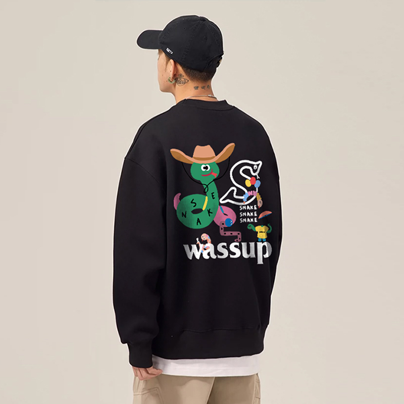 wassup潮牌生肖蛇年重磅卫衣