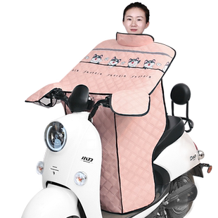 电动车挡风被夏季摩托车电瓶车防晒罩防水防风遮阳四季通用春秋款