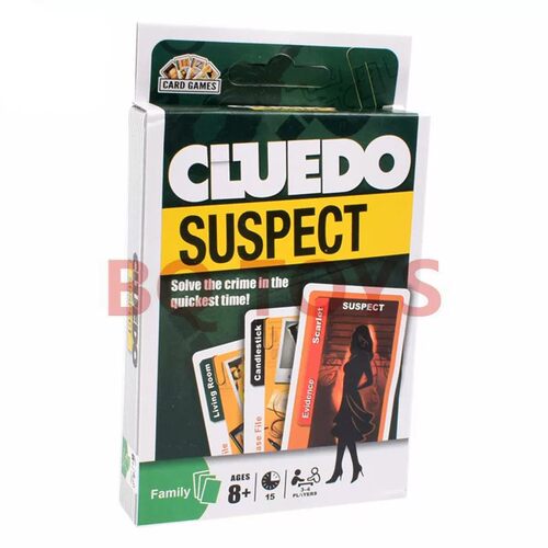 english party game cluedo 3-4人聚会桌游卡牌英文侦探扑克纸牌