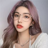 Прозрачная коробка для миопийских очков женская Windy Face -ey -Eye Frame Net Red Model может быть оснащена определенной степенью корейского издания