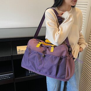 大容量旅行包外出轻便男女手提斜挎包出差健身包便携可扩展行李袋