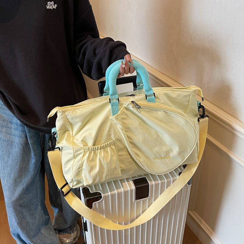 羽毛球包运动球拍袋健身手提包大容量男女单肩包旅行包行李收纳袋,箱包皮具/热销女包/男包,旅行袋,淘宝优惠券,粉丝福利购,淘宝优惠卷