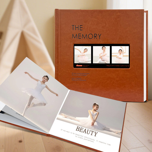 儿童艺术班活动皮面相册定制制作照片书打印成相册纪念册影集制作