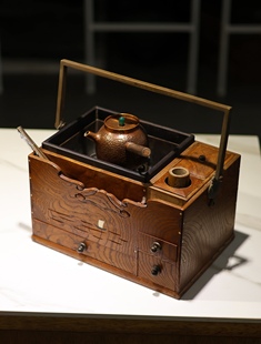 烧碳煮茶 大年份木作炉 实木掌柜大手炉 器而不舍私家旧藏