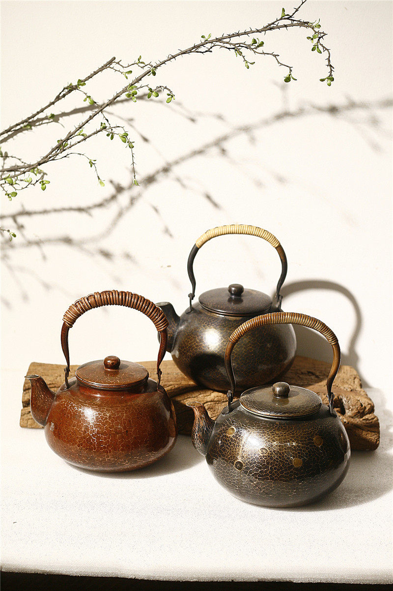 日本茶物@手作 老铜壶 - 玉川堂、春光堂、芳燕堂,铜打出锤目