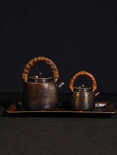 底全包高工手艺 器而不舍 850cc茶壶 260 外铜内纯银 铜包银