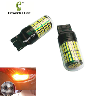 7443防频闪前日行带转向灯 T20 新解码 35W超亮LED汽车行车刹车灯