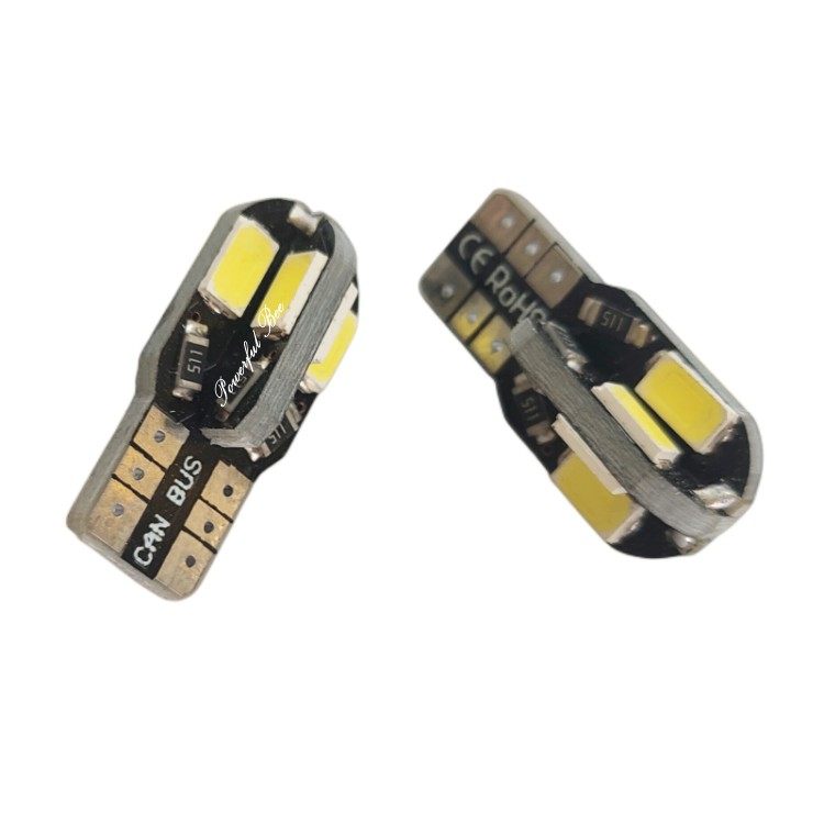 자동차 인테리어 LED 독서 등 T10|W5W 화이트 따뜻한 화이트 아이스 블루 핑크 퍼플 4W 폭 번호판 도어 측면 조명 수정