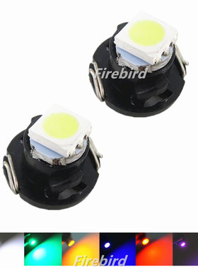 T4.7 LED汽车仪表盘灯 5050SMD白红蓝绿黄冰蓝色信号警报指示灯