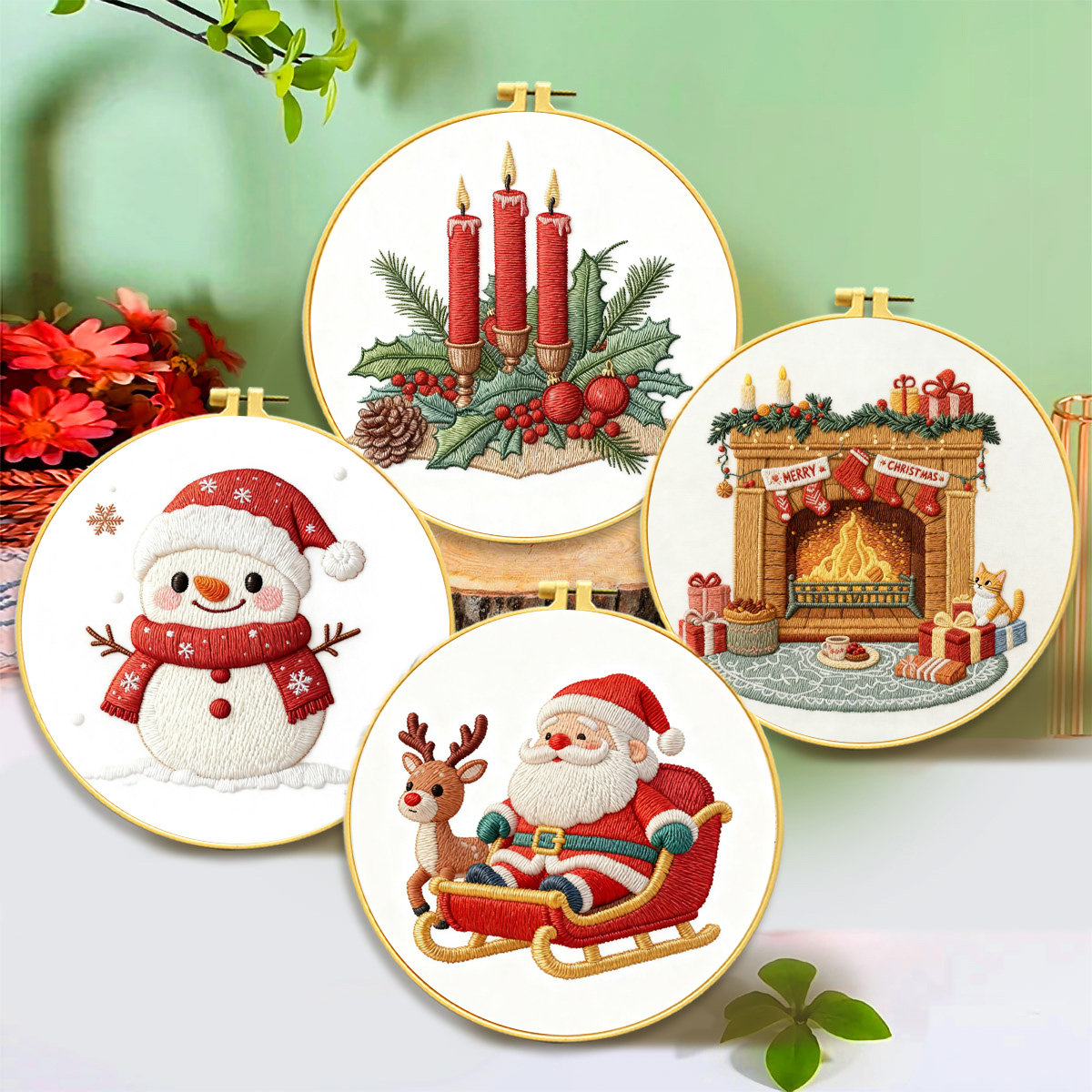 爱阁刺绣十字绣圣诞氛围合集