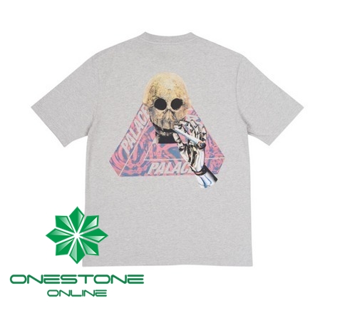 美潮PALACE SKELEDON T-SHIRT 骷髅头男女情侣夏季短袖LOGOT恤tee