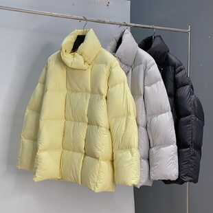 羽绒服女款 冬季 新款 外套 短款 高个子冬装 CJ长68 加厚95白鸭绒