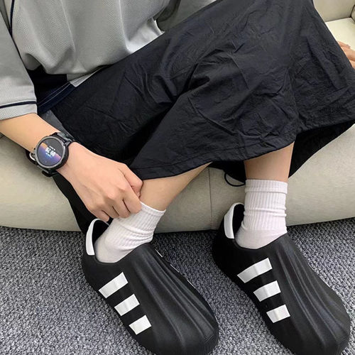 Adidas男女一脚蹬贝壳头板鞋