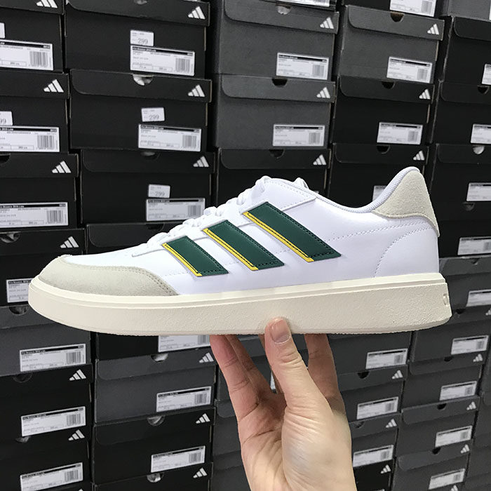 小七Adidas COURTBLOCK 男女经典百搭网球运动休闲板鞋 IG6864,运动鞋new,板鞋,淘宝优惠券,粉丝福利购,淘宝优惠卷