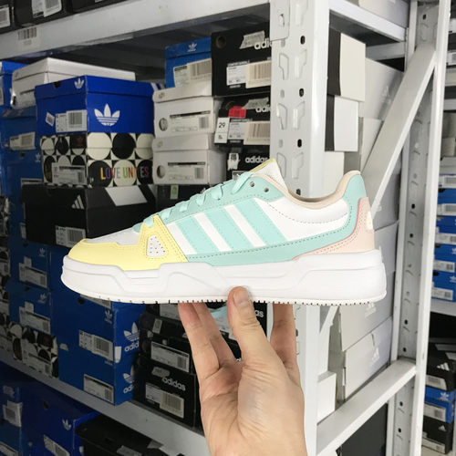 小七Adidas LITE BALLER 男女经典复古篮球风运动休闲板鞋 JP9797