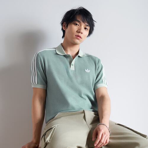 adidas阿迪达斯三叶草WAFFLE POLO夏男子运动休闲短袖T恤KX1231
