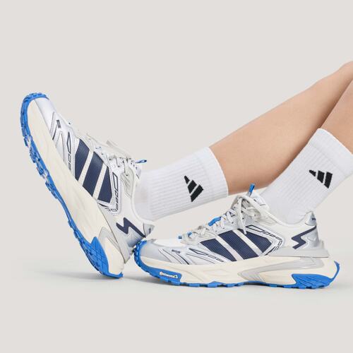 Adidas阿迪达斯正品男女机甲风暴跑步风复古运动休闲老爹鞋KJ2113