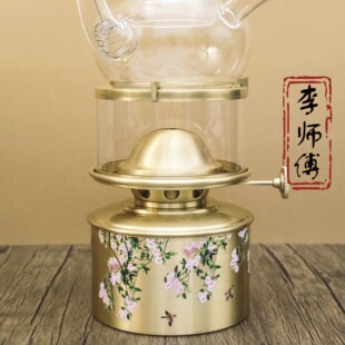 潮汕纯铜空气灯茶炉煮水煮茶煤油潮汕直销工夫烧水炉装饰摆件送礼