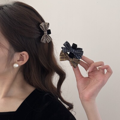 韩系时尚甜美公主头蝴蝶结发夹