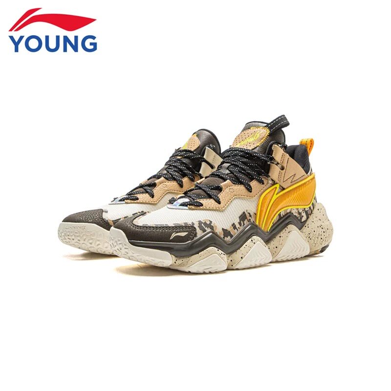 李宁儿童篮球鞋怒放2 PRO男大童反光25冬季回弹轻质运动鞋YKBV086