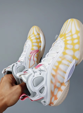 李宁25新驭帅19 减震防滑耐磨透气支撑轻便回弹中帮篮球鞋ABAV005