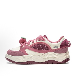 李宁｜皮克斯草莓熊联名系列星球休闲鞋2025冬季新款板鞋AGCV260